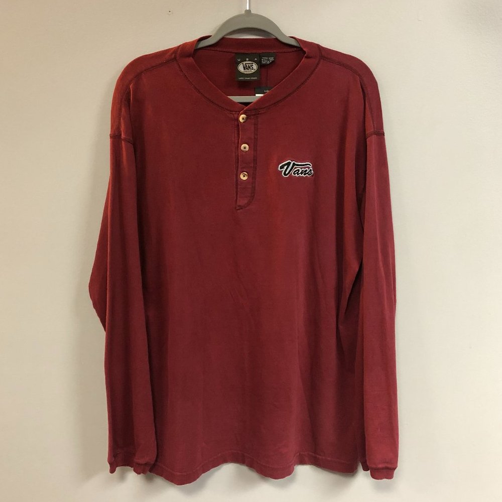 Vans Maroon Longsleeve